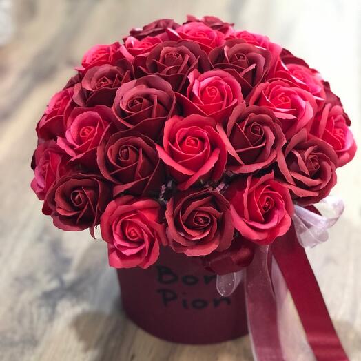 1 Композиция с мыльными розами