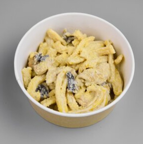 Паста с курицей и грибами