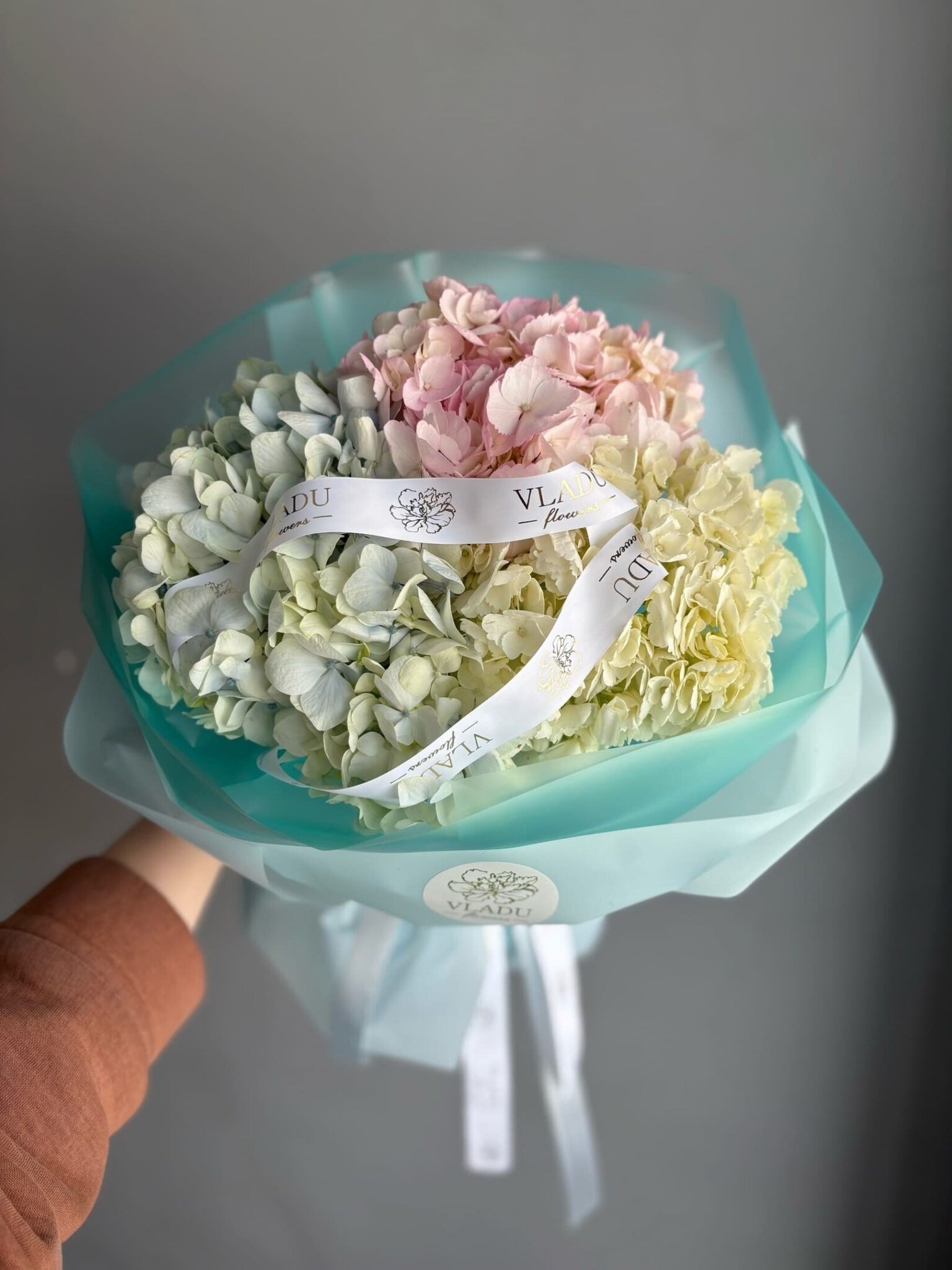 Букет из гортензий