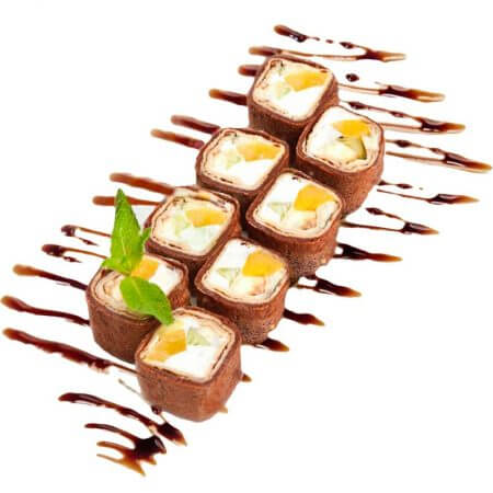 РОЛЛ СЛАДКИЙ С АНАНАСОМ (8 ШТ)