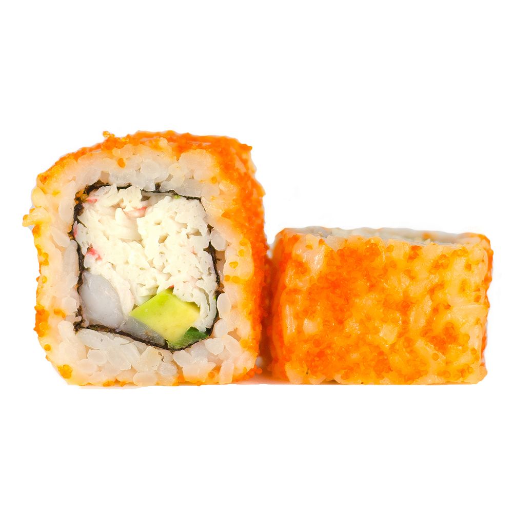 Калифорния с коктейльной креветкой 4 шт