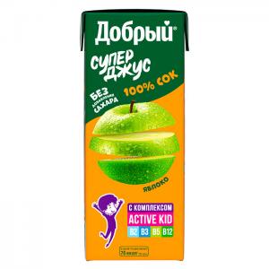 Сок Добрый Яблоко 0,2л.