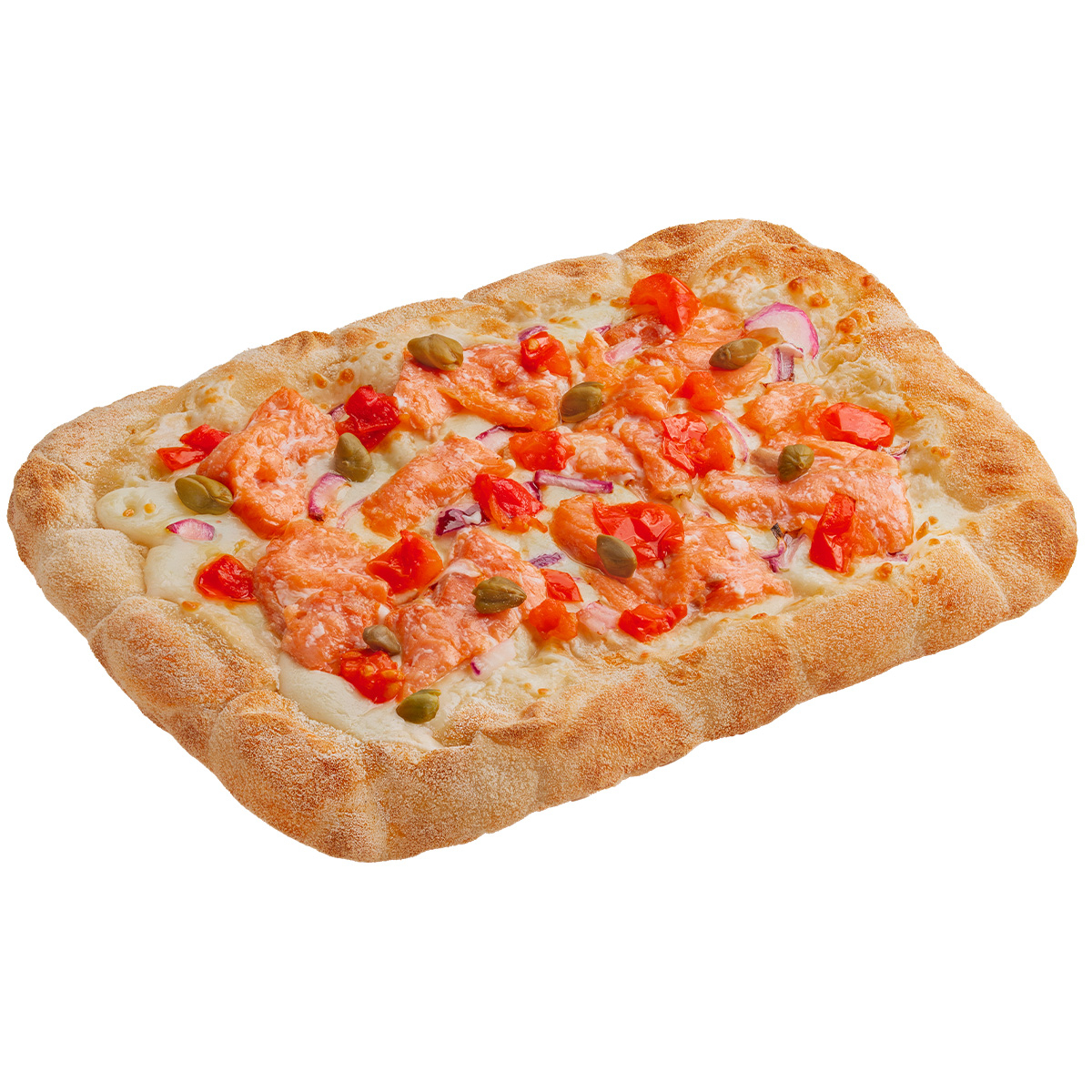 Римская пицца Сливочный лосось 15х20