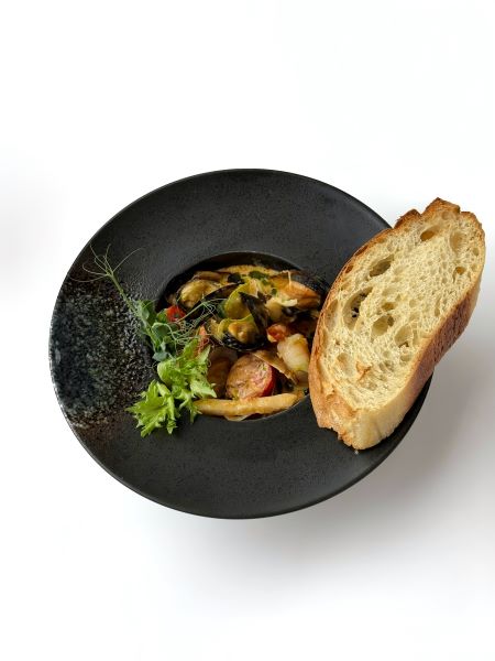 Морепродукты в тайском соусе