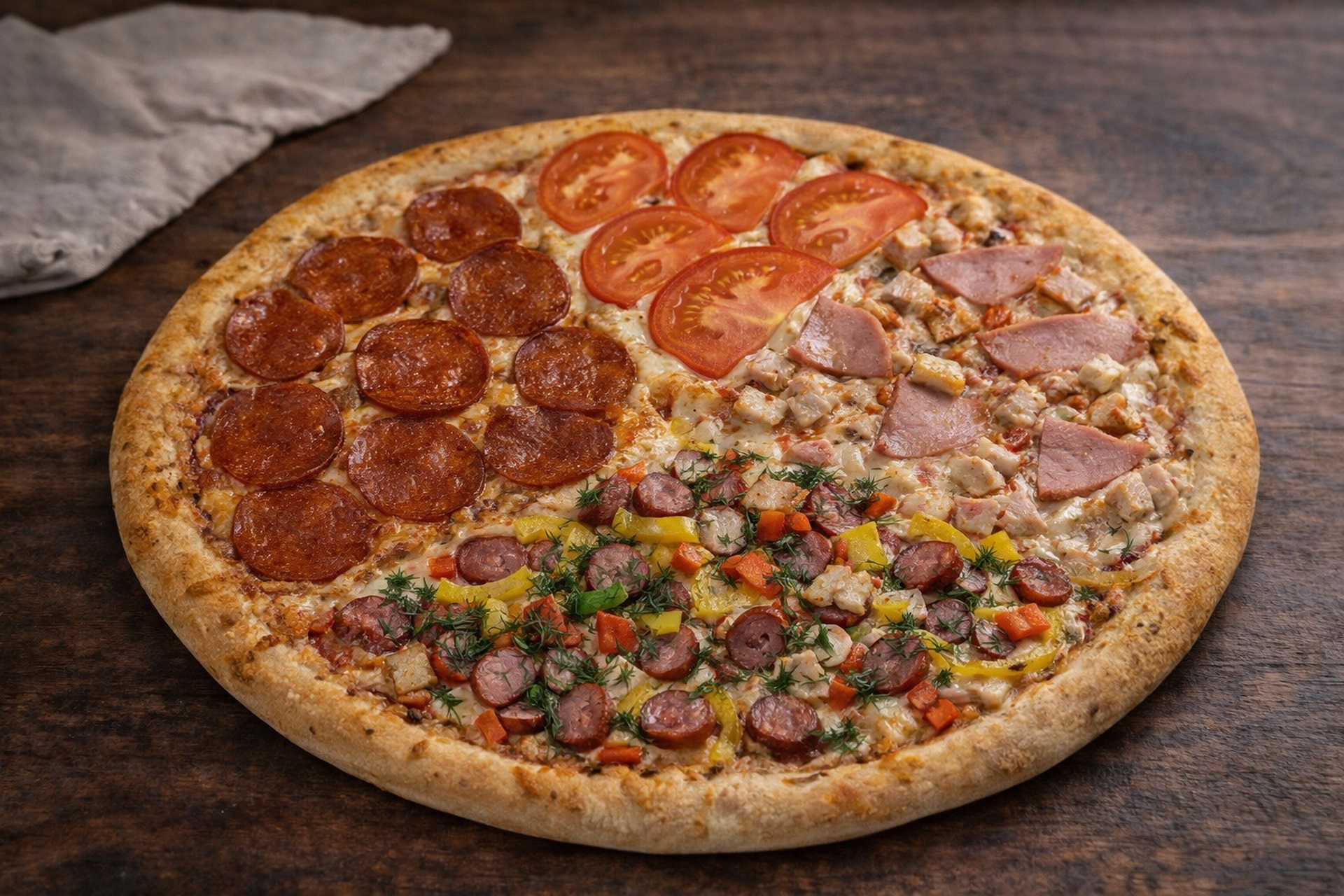 Пицца 4 Сезона 33см