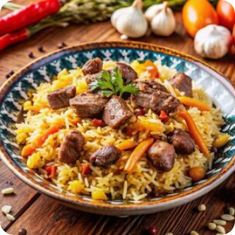 Плов с говядиной