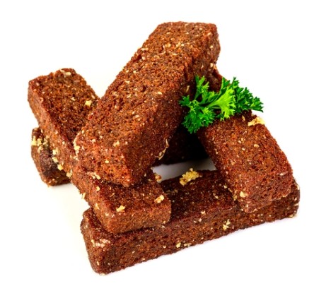 Гренки с чесночным соусом