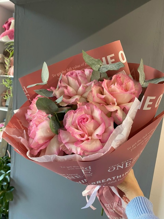 Букет из 5 французских роз