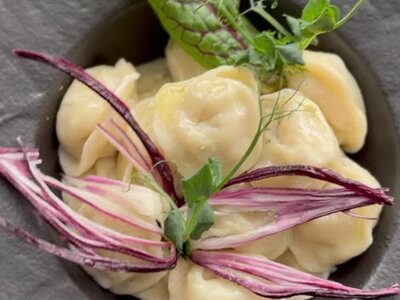 Пельмени из филе щуки с зеленью