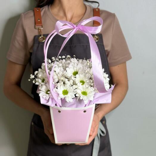 Хризантемы в сумочке