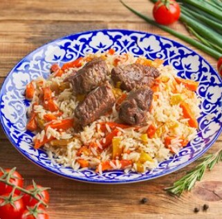 Плов с говядиной