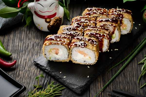 Ролл Лосось темпура