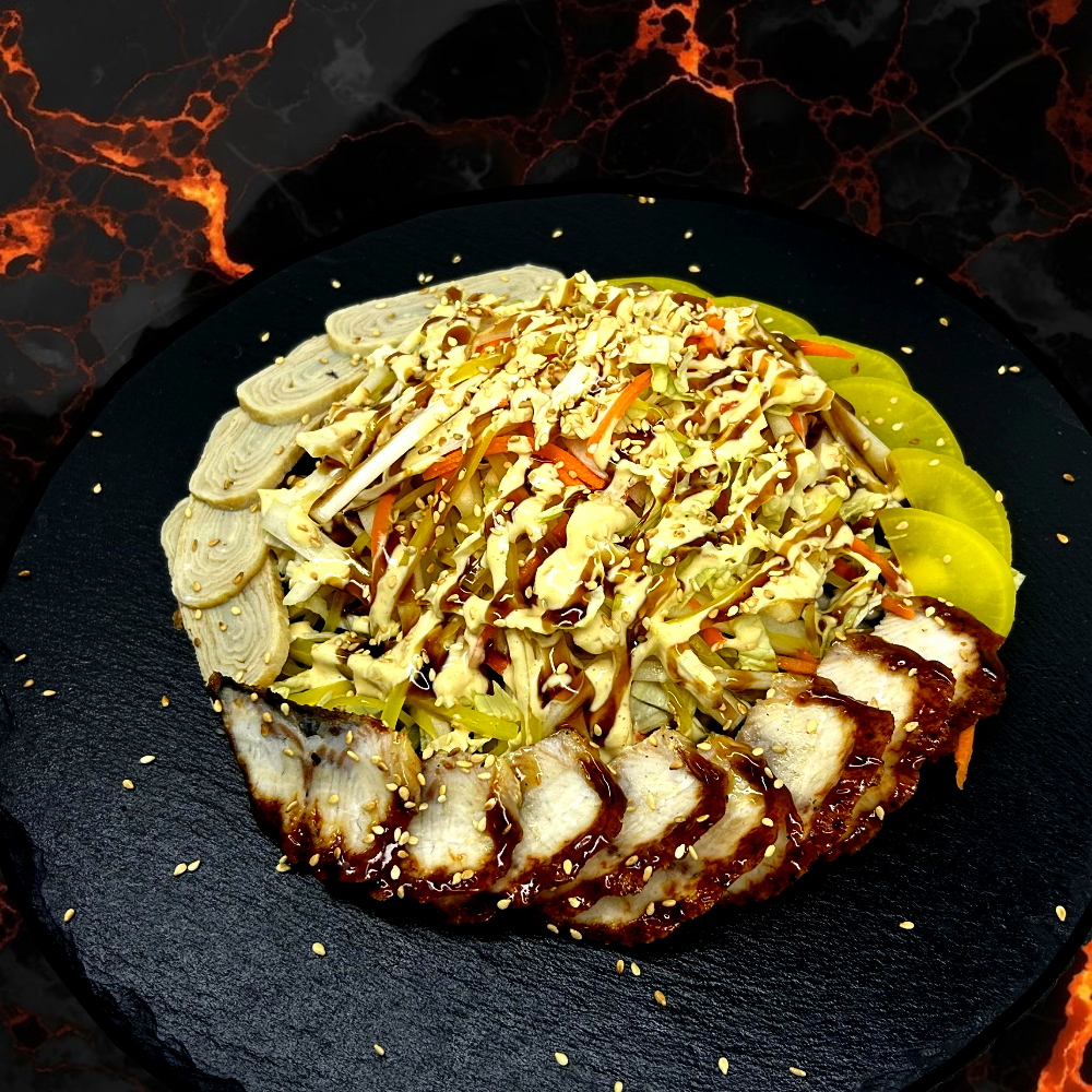 «Унаги сарада» (жарено-копчёный угорь)