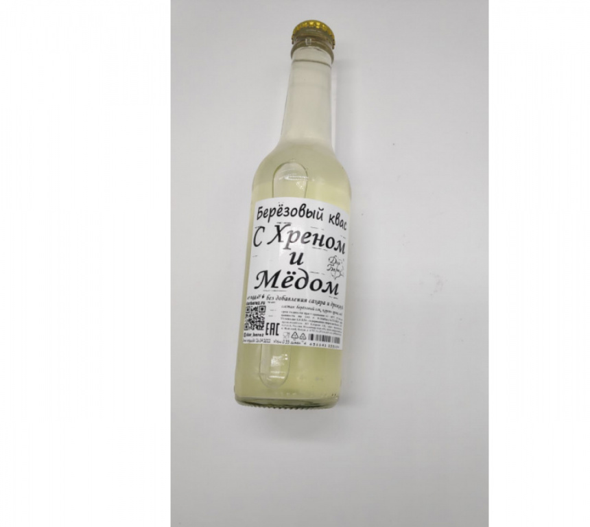 Березовый квас с хреном и мёдом
