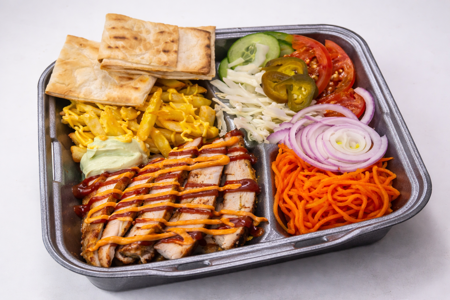 Шаурма на тарелки