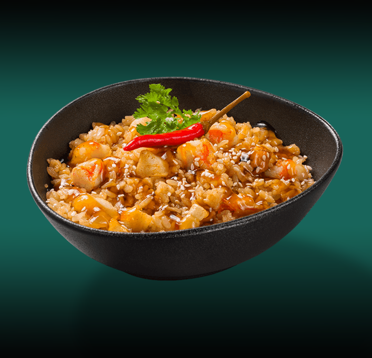 Тяхан с морепродуктами