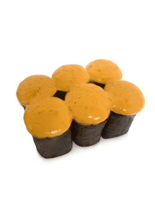 Запеченный ролл лосось чили