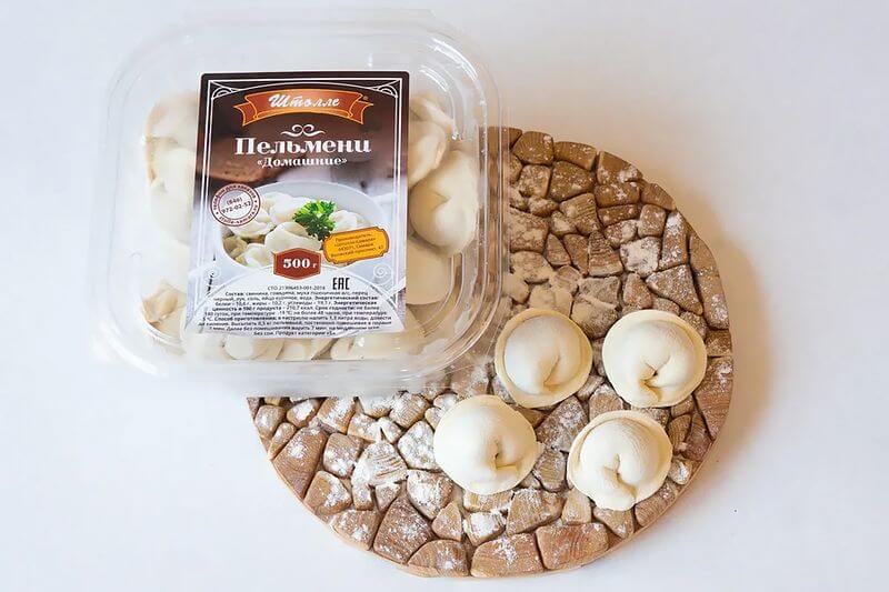 Пельмени "Домашние" (свин.,говяд.) 0.5кг