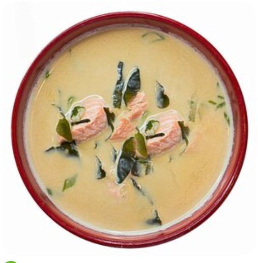 Сливочный суп с лососем