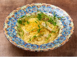 Ризотто с курицей карри