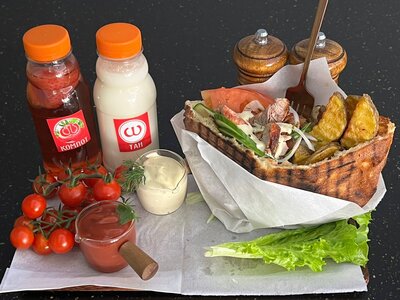 Псковская лодка со свининой