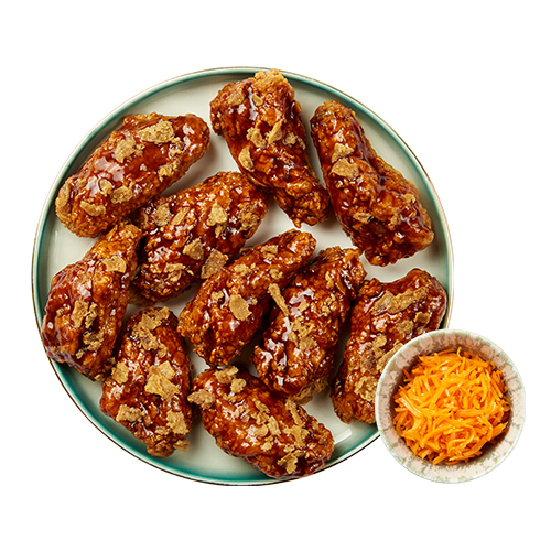 Крылья BBQ средняя с морковью по корейск