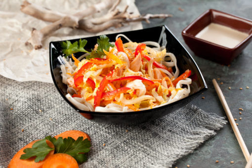 УДОН С МОРЕПРОДУКТАМИ + СОУС