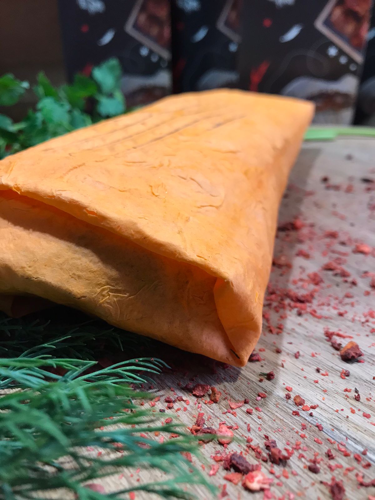 Шаурма со свининой-сырный лаваш