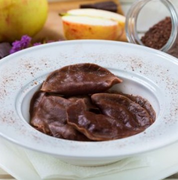 Шоколадные вареники с яблоком и корицей 280 г