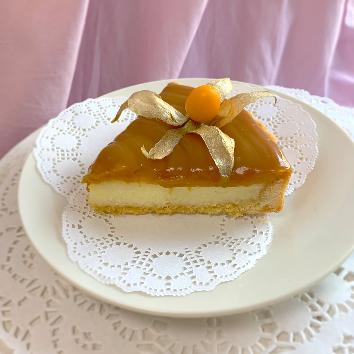 Чизкейк карамельный кусок