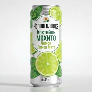 Коктейль Мохито Лимон-мята Черноголовка