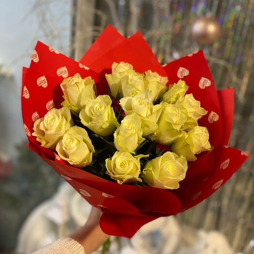 Розы в сердечках