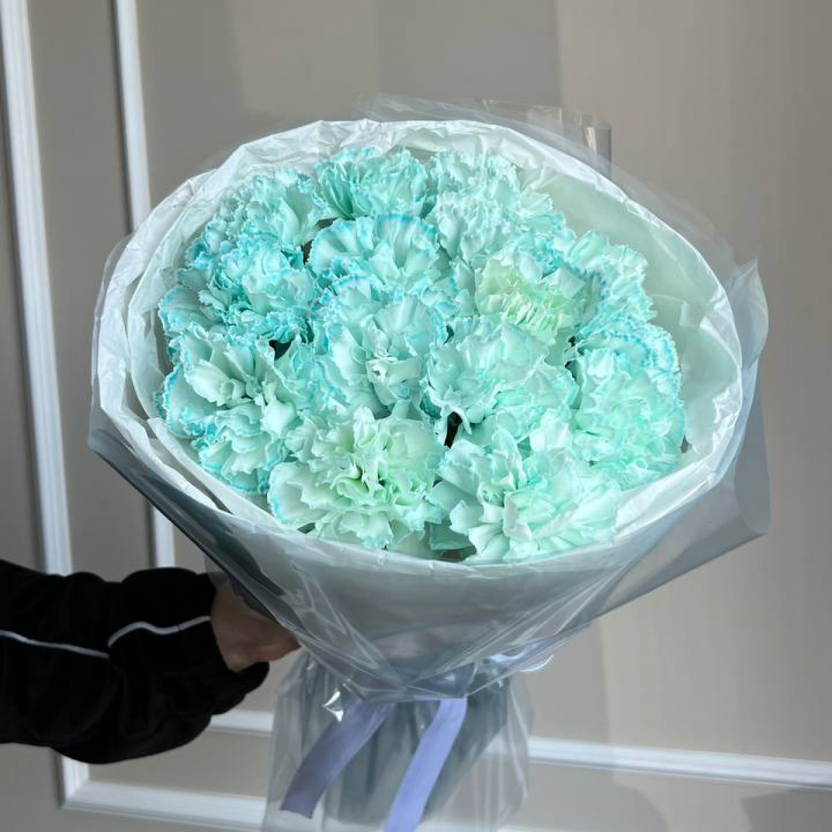 Моно букет из диантусов (предзаказ)