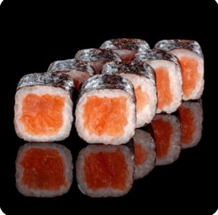 Маки с лососем