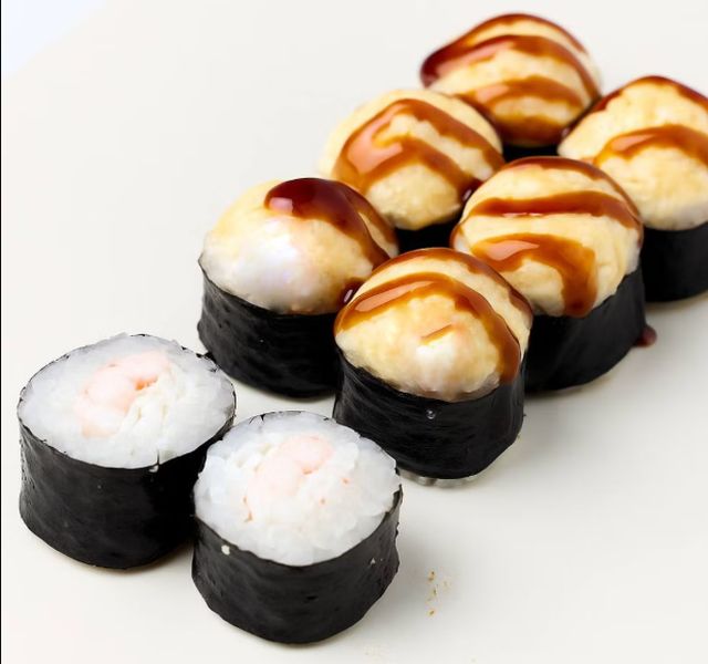 Запеченка с креветкой