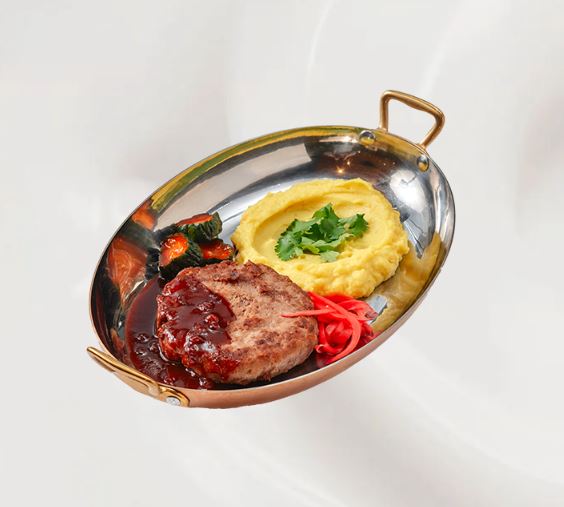 Бифштекс XL из фермерской телятины с пюре