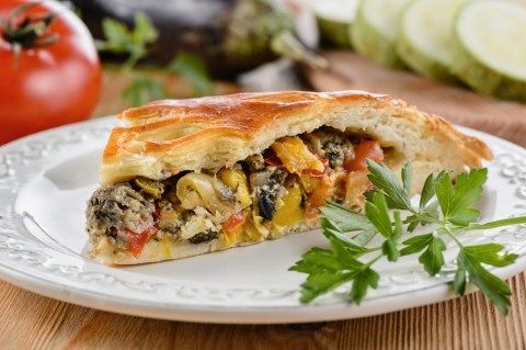 Пирог постный с овощами гриль 0.5 кг
