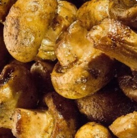 Грибы на углях