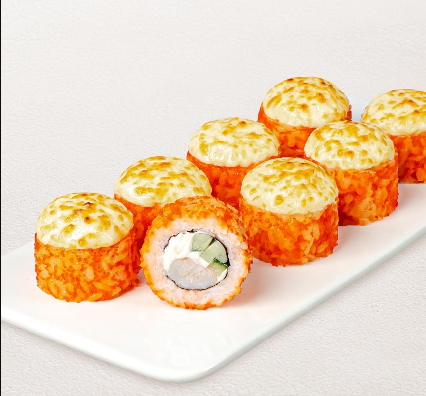 Ролл Тигровая креветка с моцареллой