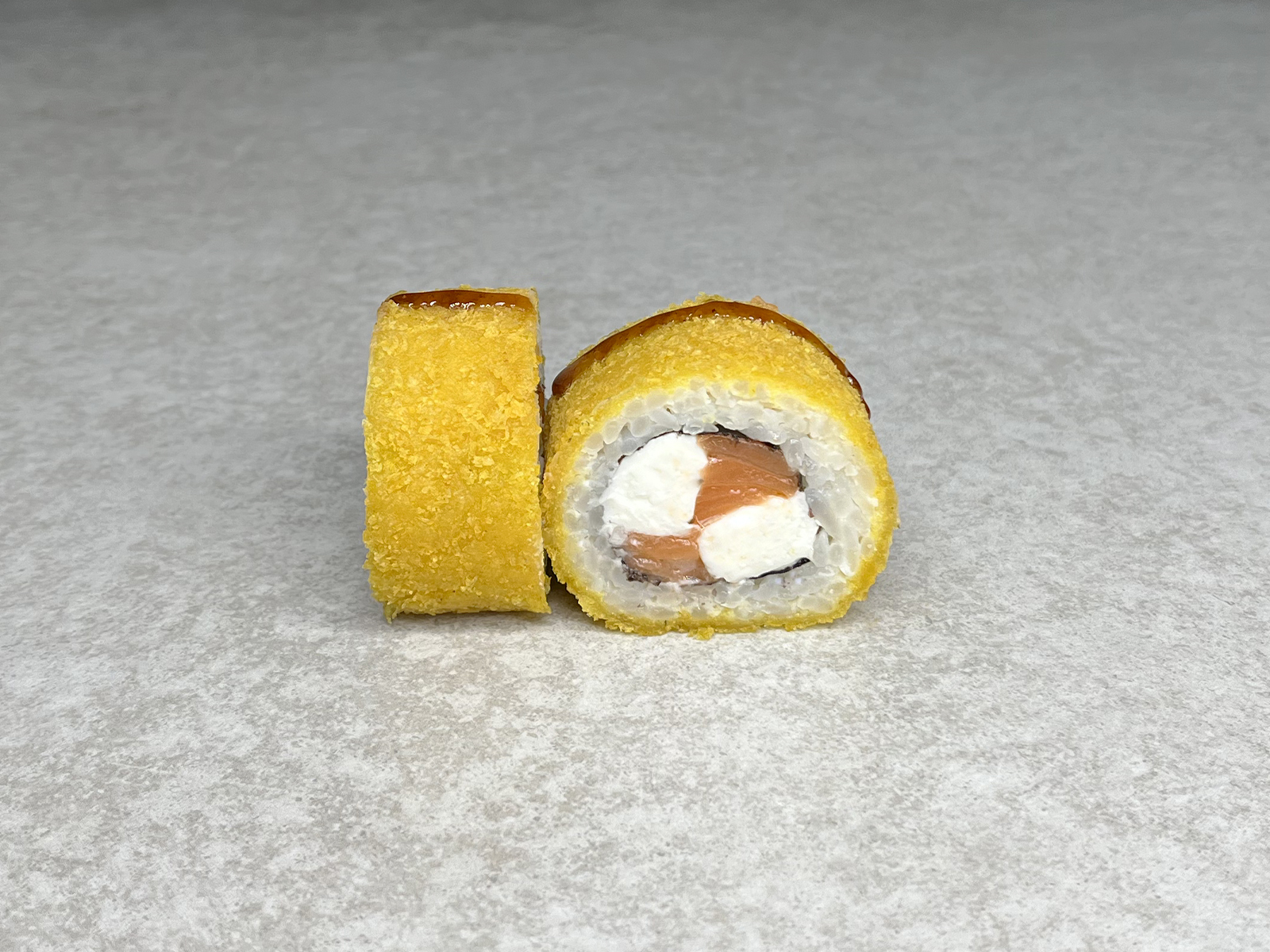 Сливочный лосось темпура