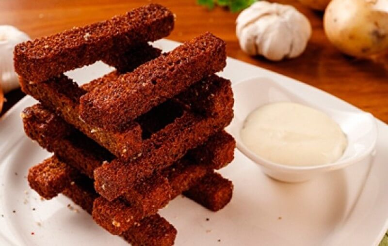 Гренки с чесноком