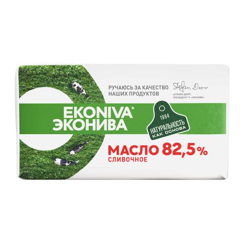Масло сливочное ЭкоНива 82.5% 180г