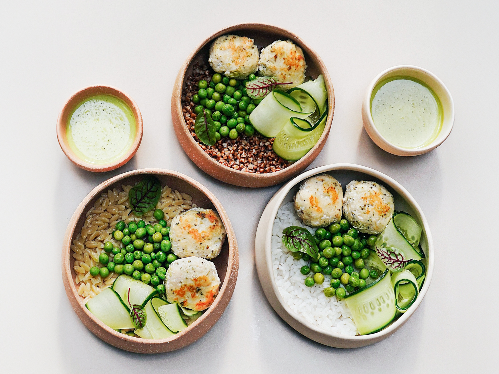 Детский боул с куриными котлетками