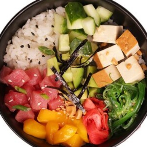 Поке с курицей