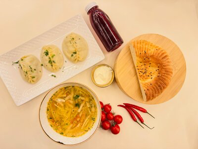 Комбо-обед с мантами