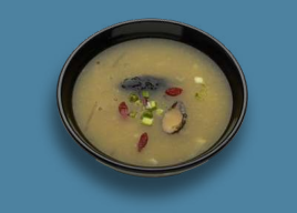 Суп с морепродуктами и грибами