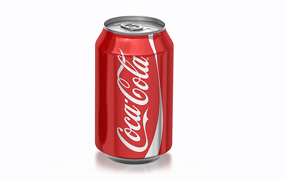 Coca-cola, металлическая банка