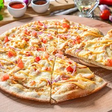 Пицца с цыплёнком ранч