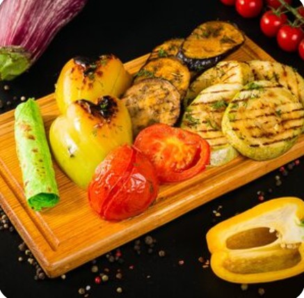 Овощной микс на мангале 