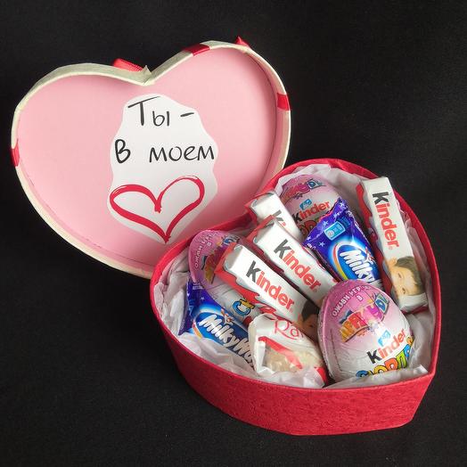 KINDER BOX: Подарок сладости в коробке с киндер сюрпризами | парню | ребёнку | 14 февраля | День влюблённых | 8 Марта